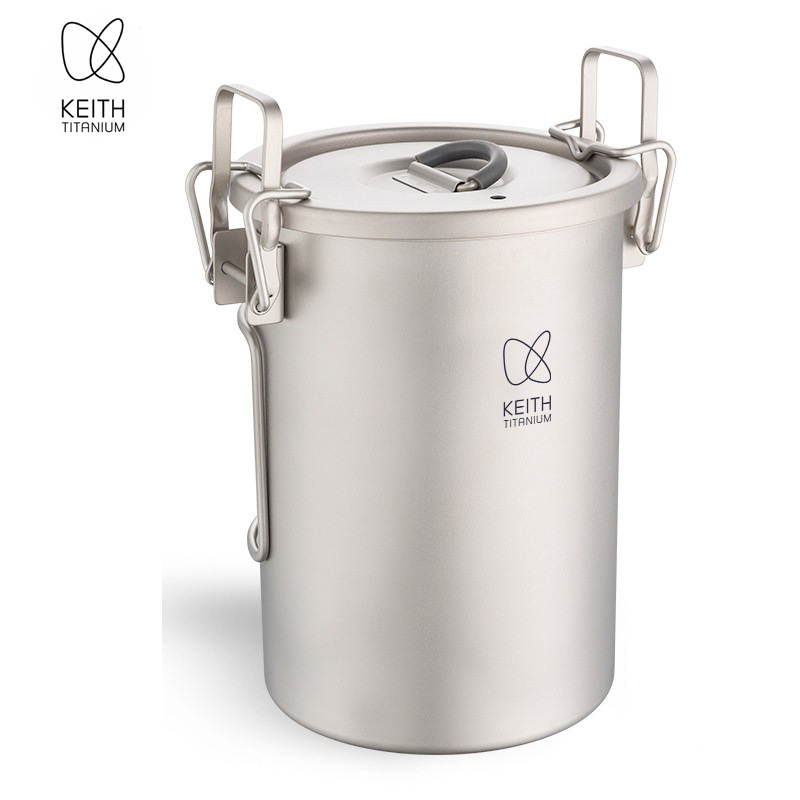 Camping Cooking Rice - KEITH 순티타늄 밥짓기 냄비 900ml 초경량