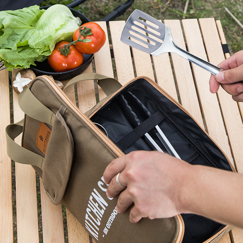 Camping Cooking Cylinder - 8pcs 캠핑 주방 조리기구 세트 휴대용