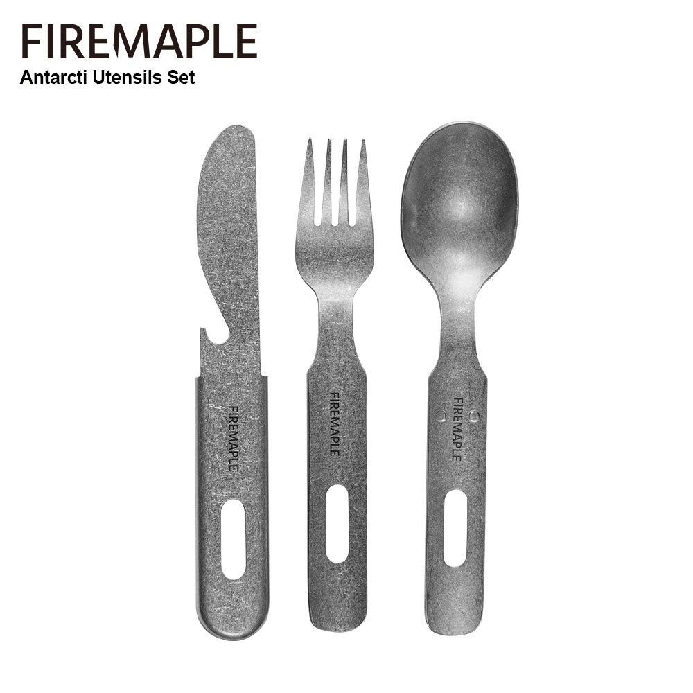 Camping Cooking Trangia - Fire-Maple Antarcti 식기 세트, 포크 나이프