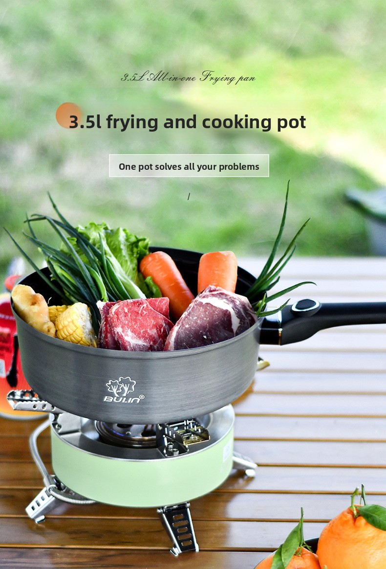 Camping Cooking Wok - 2026불린 논스틱 팬 야외용 논스틱 웍