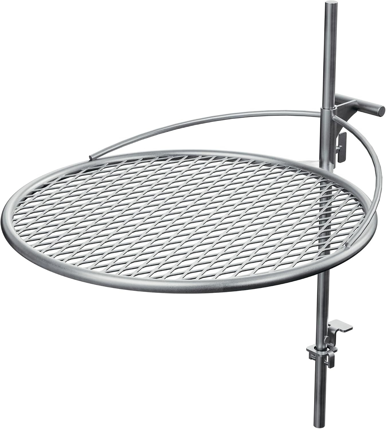 Camping Cooking Accessories - 24인치 스테인리스 스틸 캠프파이어 그릴, 내구성