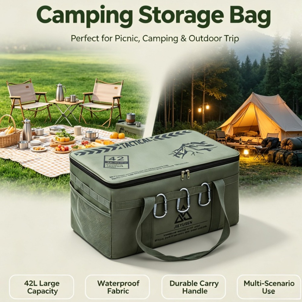 Camping Cooking Rack - 30/42L 접이식 휴대용 야외 피크닉 식기