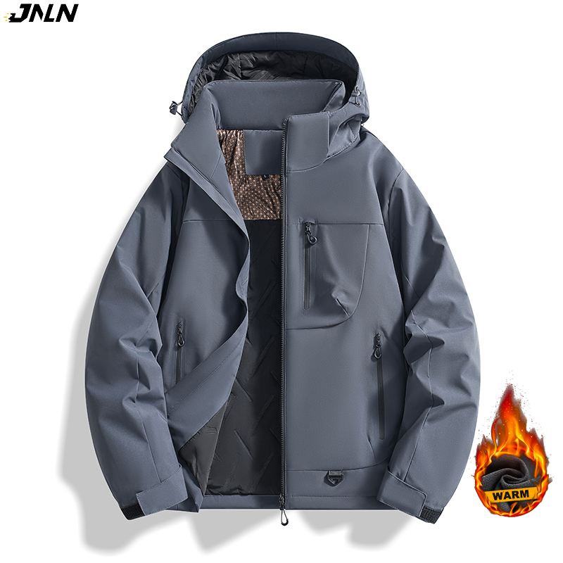 Camping Cooking Windbreak - JNLN 남성 방수 플리스 재킷 그래핀
