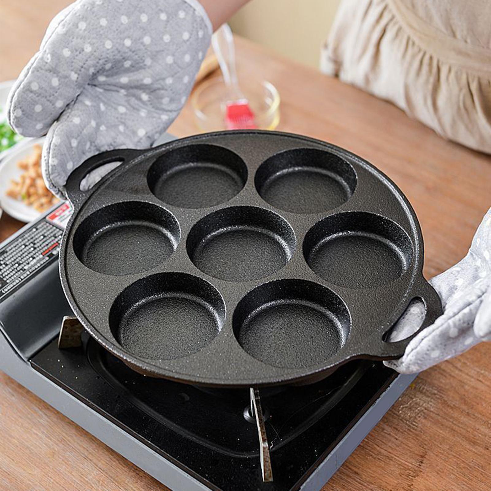 Camping Cooking Cast Iron - 논스틱 플랫 무쇠 팬 플랫 팬케이크