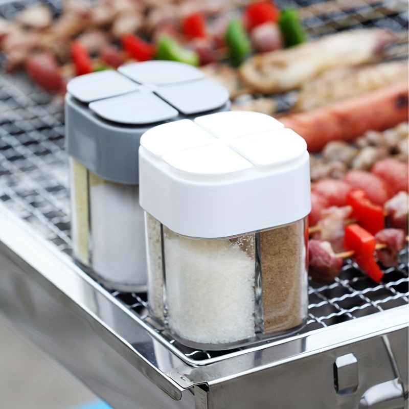 Camping Cooking Rack - 4in1 캠핑 조미료 셰이커 뚜껑이있는 다목적