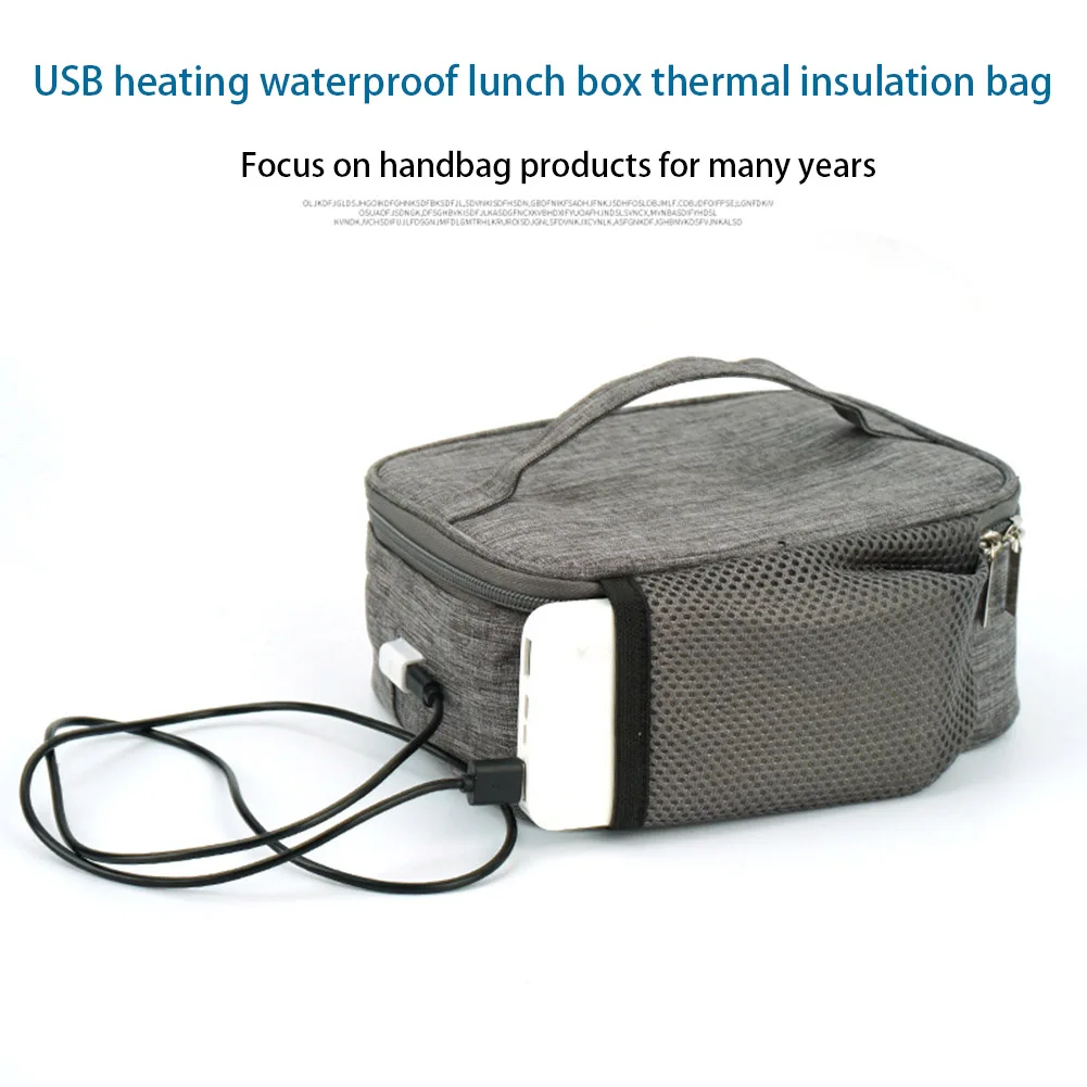 USB 전기 난방 절연 도시락 가방, 미니 도시락 상자 - Camping Cooking Accessories 리뷰 및 가격