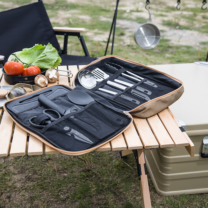 8pcs 캠핑 주방 조리기구 세트 휴대용 가방 야외 여 - Camping Cooking Cylinder 리뷰 및 가격