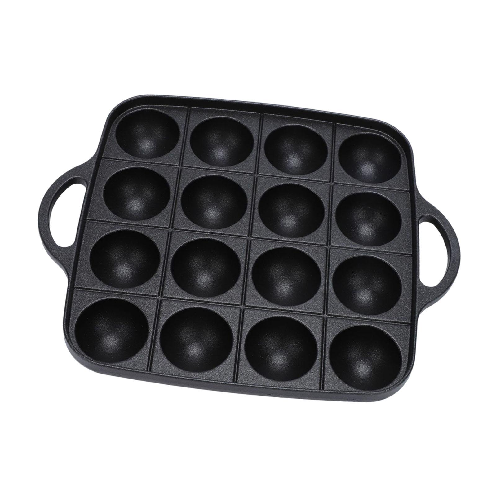 타코야키 그릴 팬 16 캐비티 조리기구 논스틱 다목적  - Camping Cooking Cast Iron 리뷰 및 가격