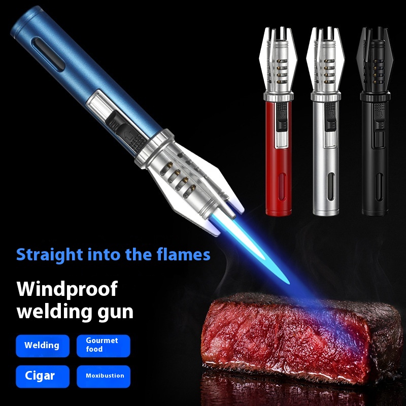 금속 방풍 제트 화염 라이터, 조절 가능한 리필형 가스 - Camping Cooking Torch 리뷰 및 가격
