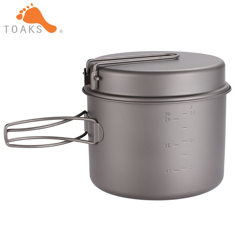 TOAKS 초경량 티타늄 냄비 프라이팬 조리기구 세트, - Camping Cooking Wok 리뷰 및 가격