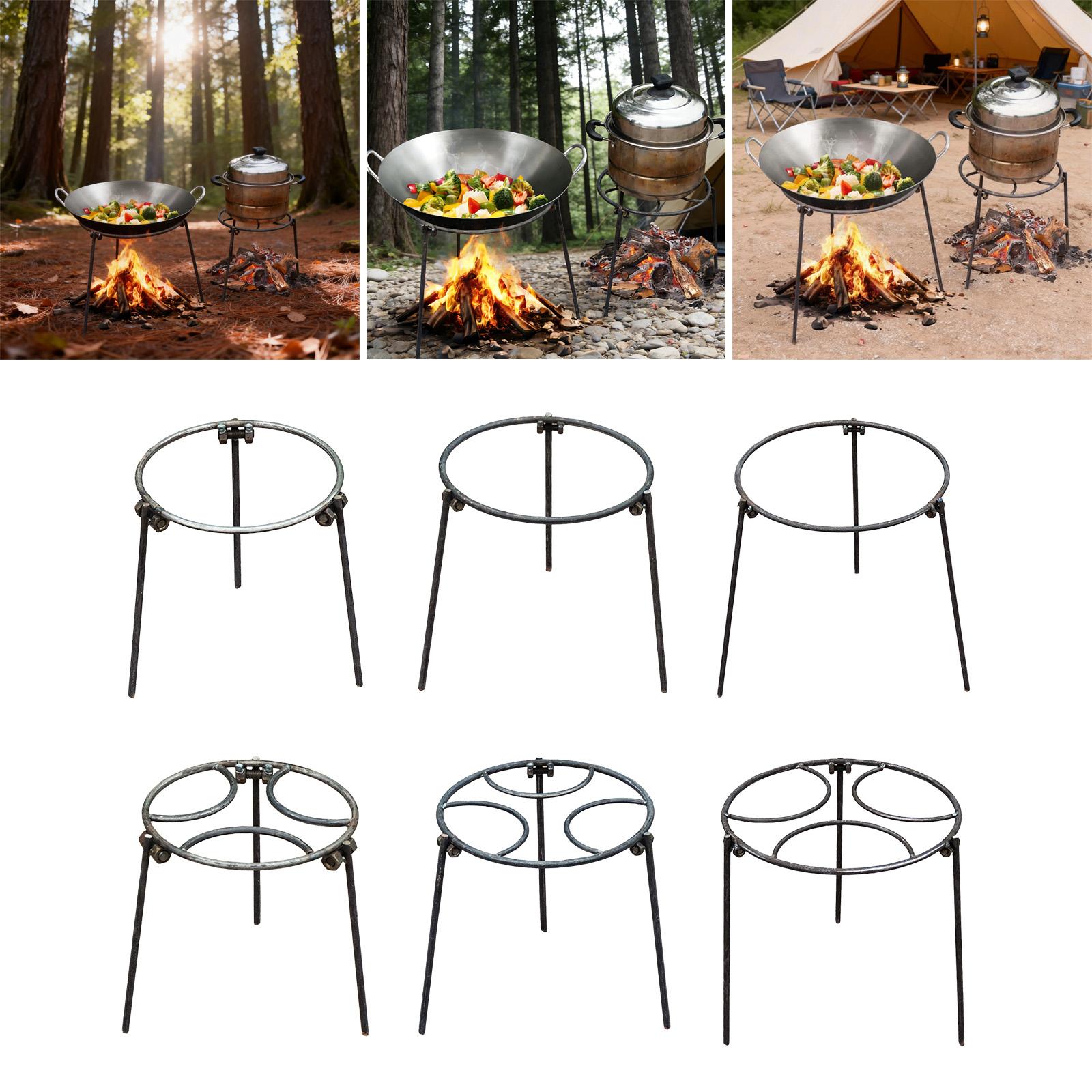 캠프파이어 삼각대, 다목적 웍스 홀더, 오픈 파이어 요 - Camping Cooking Wok 리뷰 및 가격