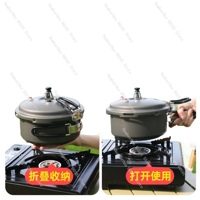 휴대용 야외 압력솥 미니 캠핑 밥솥 접이식 손잡이 포함 - Camping Cooking Rice 리뷰 및 가격