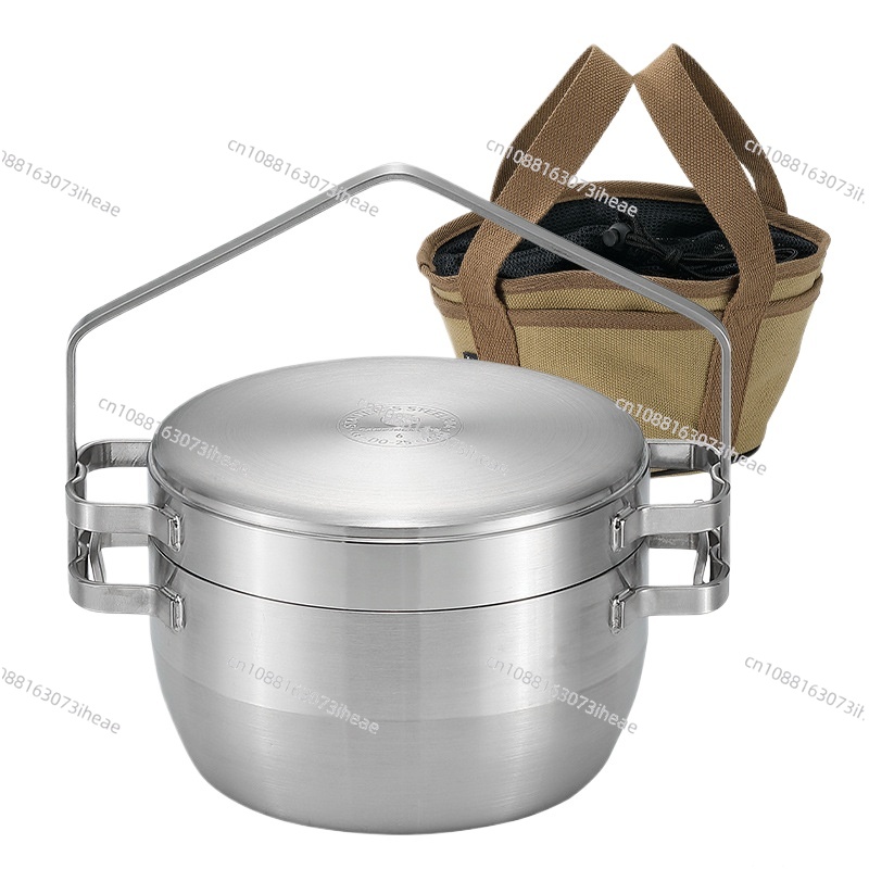 DO-25 두꺼운 스테인리스 스틸 야외용 행잉 냄비 조 - Camping Hanging Cooking Pot 리뷰 및 가격