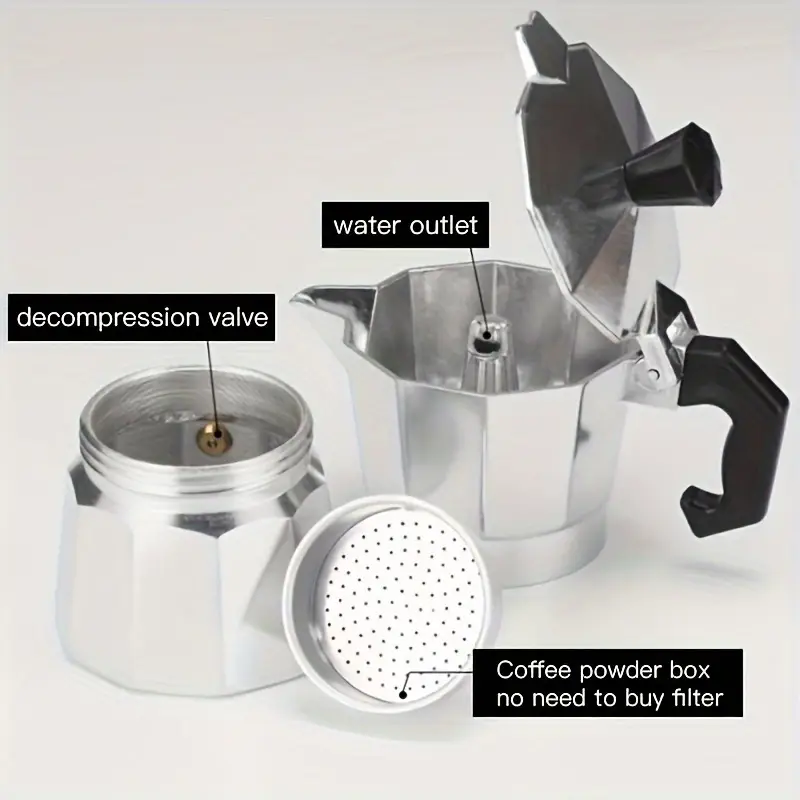 클래식 알루미늄 모카포트 50-300ML 가정용 스토브 - Camping Cooking Accessories 리뷰 및 가격