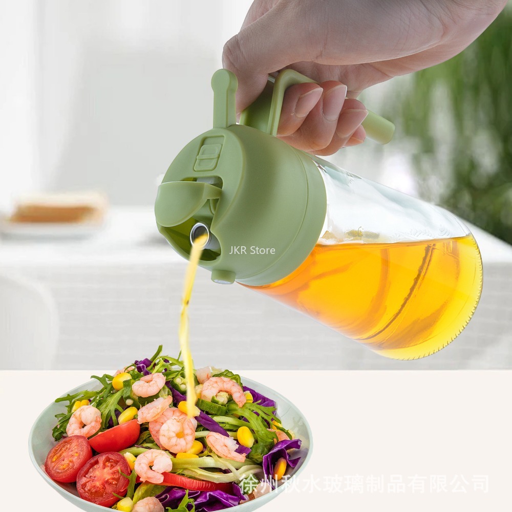 2 in 1 올리브 오일 스프레이 디스펜서 병 대용량  - Camping Cooking Kitchen 리뷰 및 가격