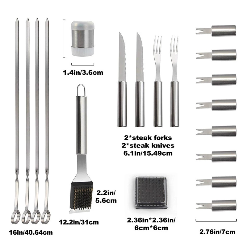 바베큐 도구 세트, 바베큐 그릴 기구, 주걱 포크 집게 - Camping Cooking Trangia 리뷰 및 가격