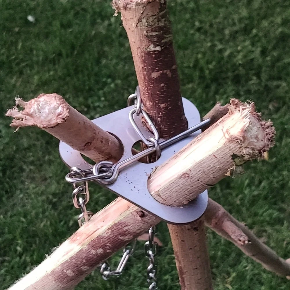 스테인리스 스틸 캠핑 삼각대 휴대용 분리형 모닥불 걸이 - Camping Hanging Cooking Pot 리뷰 및 가격