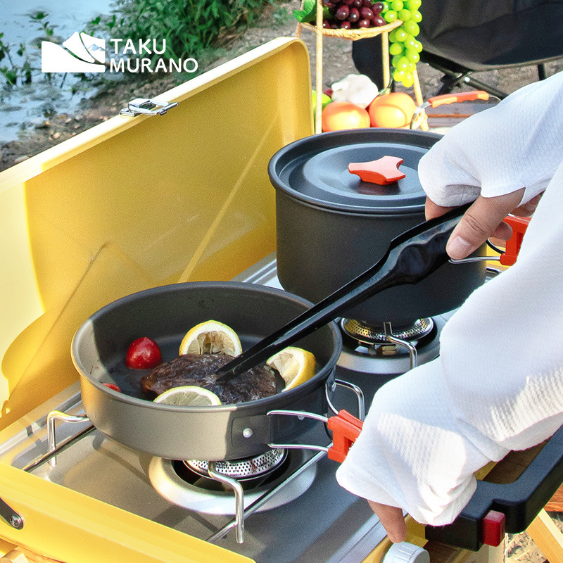 캠핑 조리기구 세트 야외 요리 초경량 알루미늄 냄비 주 - Camping Cooking Rice 리뷰 및 가격