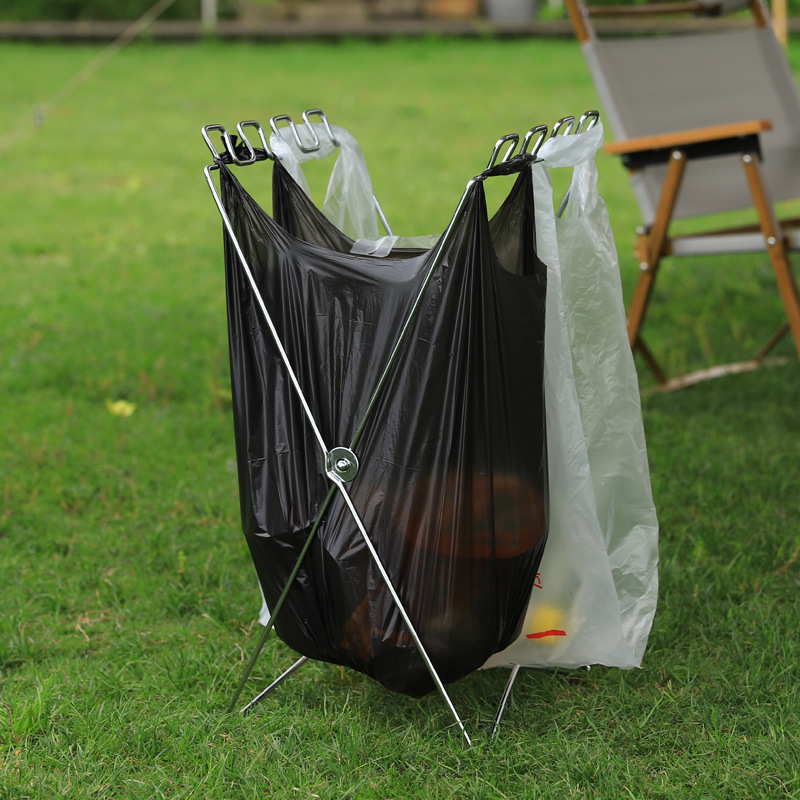 휴대용 접이식 쓰레기 봉투 홀더, 캠핑 바베큐 피크닉  - Camping Cooking Rack 리뷰 및 가격