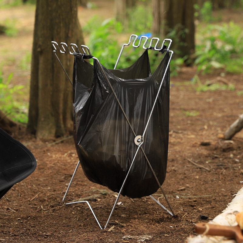 휴대용 접이식 쓰레기 봉투 홀더, 캠핑 바베큐 피크닉  - Camping Cooking Rack 리뷰 및 가격