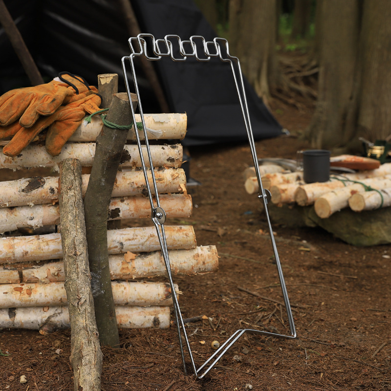 휴대용 접이식 쓰레기 봉투 홀더, 캠핑 바베큐 피크닉  - Camping Cooking Rack 리뷰 및 가격