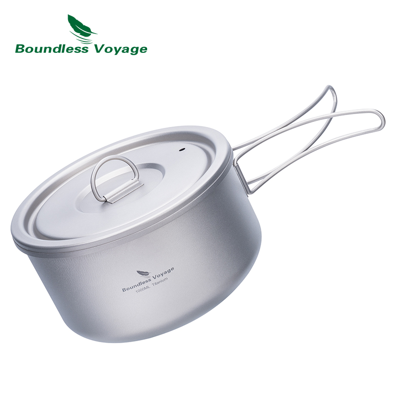 Boundless Voyage 티타늄 캠핑 냄비, 뚜껑 - Camping Cooking Accessories 리뷰 및 가격
