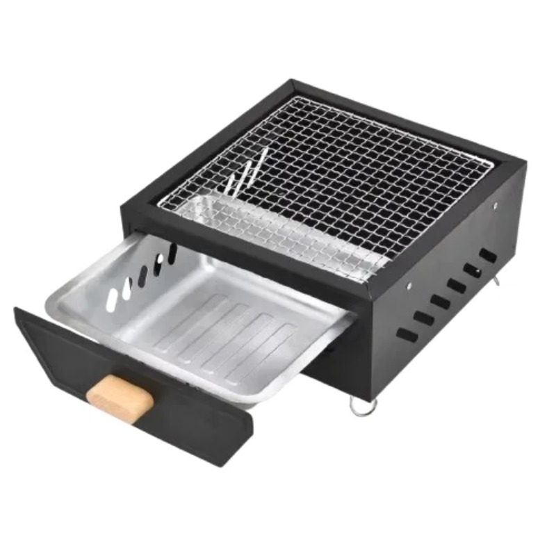 휴대용 테이블탑 캠핑 숯불 그릴 (분리형 재받이 서랍  - Camping Cooking Drawer 리뷰 및 가격