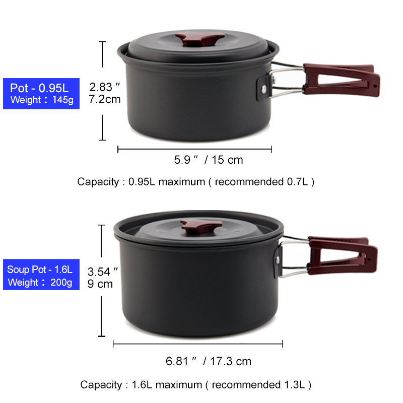 Widesea 캠핑 조리기구 세트 야외 냄비 식기 키트 - Camping Cooking Trangia 리뷰 및 가격