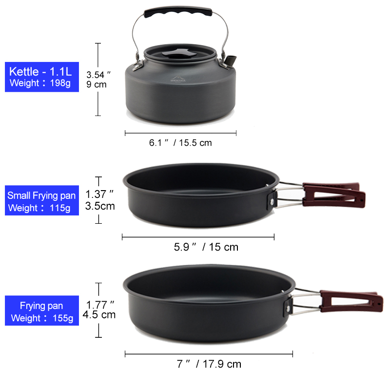 Widesea 캠핑 조리기구 세트 야외 냄비 식기 키트 - Camping Cooking Trangia 리뷰 및 가격