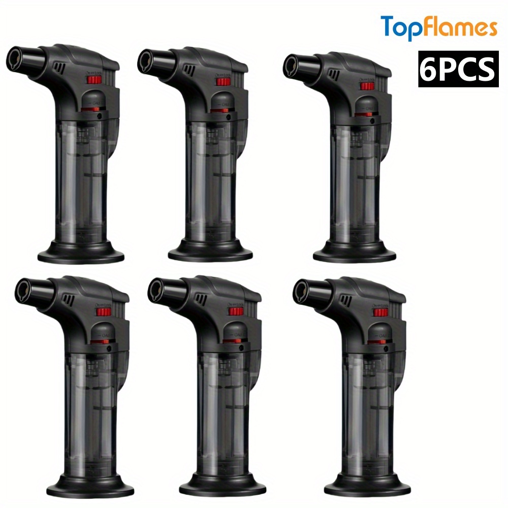 6PCS 스프레이 건 제트 부탄 가스 점화기, 조절 가 - Camping Cooking Torch 리뷰 및 가격