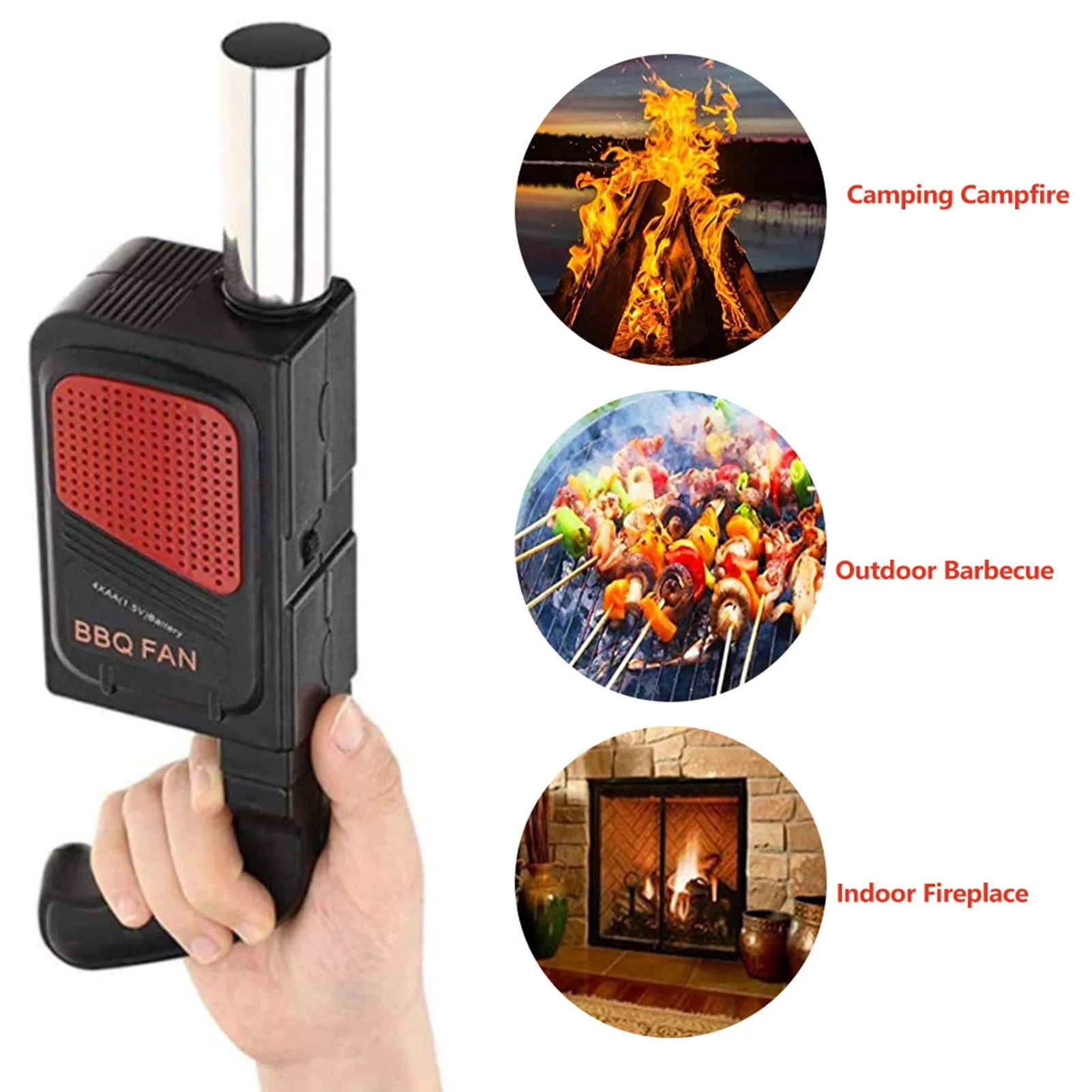 휴대용 핸드헬드 전기 바베큐 팬 공기 송풍기 야외 캠핑 - Camping Cooking Accessories 리뷰 및 가격