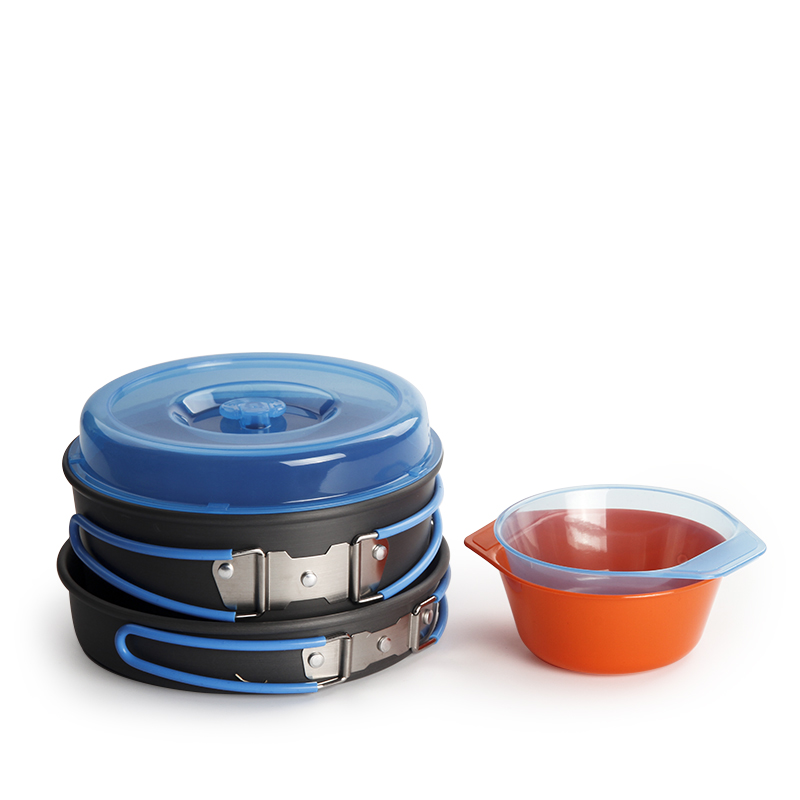 캠핑 조리기구 배낭 냄비 팬 그릇 키트 야외 냄비 요리 - Camping Cooking Pots And Pans Set 리뷰 및 가격