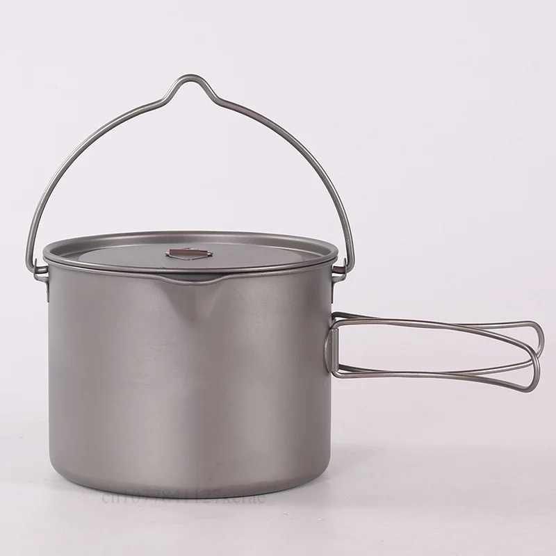 순수 티타늄 캠핑 조리기구 세트 500ml 600ml  - Camping Hanging Cooking Pot 리뷰 및 가격