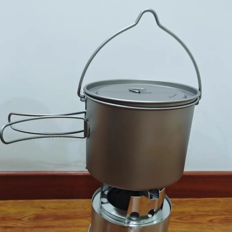 순수 티타늄 캠핑 조리기구 세트 500ml 600ml  - Camping Hanging Cooking Pot 리뷰 및 가격
